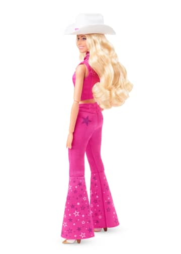 Συλλεκτική Κούκλα Barbie, Margot Robbie στον Ρόλο της Barbie με Ροζ Καουμπόικο Σύνολο - Image 5 of 6