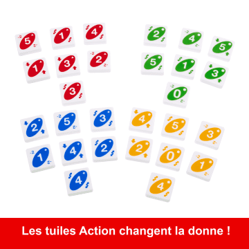 Mattel Games - Uno Quatro - Jeu De Cartes Famille - 7 Ans Et + - Imagen 5 de 6