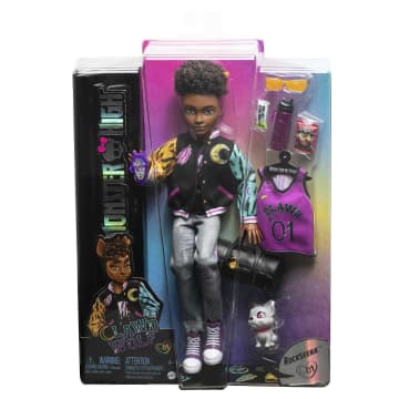 Monster High - Poupée Clawd Wolf Et Son Gargouille Bulldog - Poupée - 4 Ans Et + - Imagen 6 de 6