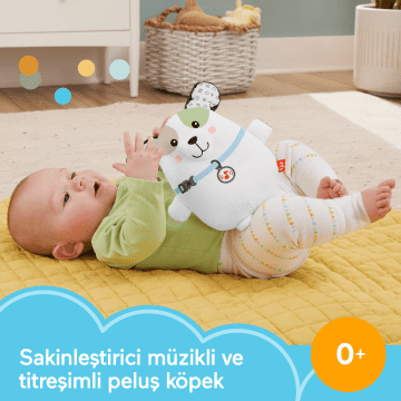 Fisher Price Sevimli Köpekçik Uyku Arkadaşı, Yenidoğanlar Için Pelüş Bebek Oyuncağı Ve Taşınabilir Ses Makinesi - Image 2 of 6