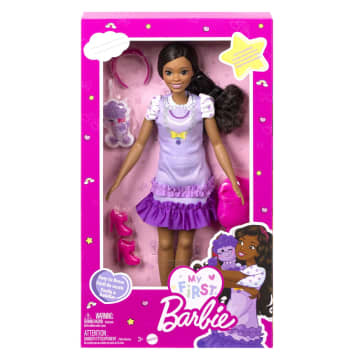 Barbie - Ma Première Barbie - Poupée Brooklyn - Poupée Mannequin  - 3 Ans Et +