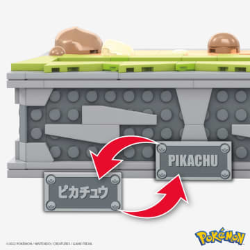 Mega Pokémon - Pikachu En Mouvement - Jouet De Construction - 12 Ans Et +