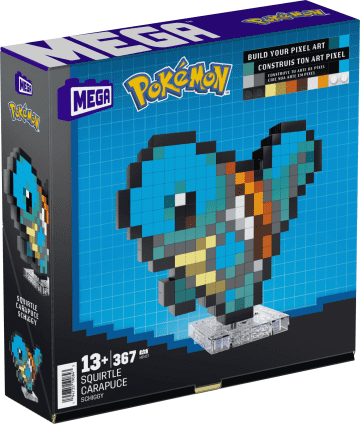 Mega Pokémon Squirtle Building Toy Kit (367 Pieces) Retro Set For Collectors