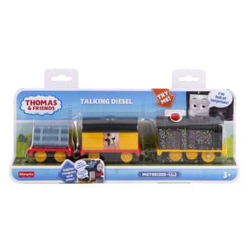 Thomas and Friends Talking Diesel Toy Train, Motorized Engine with Phrases, UK English Version
