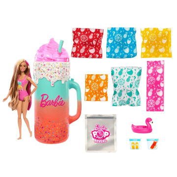 Kokulu Bebek Ve Yumuşacık Kokulu Evcil Hayvan Gibi 15'Ten Fazla Sürpriz Içeren Barbie Pop Reveal Sürprizli Bardak Oyun Seti - Image 3 of 6