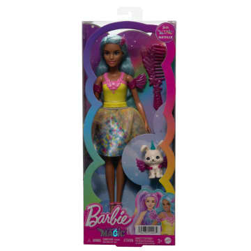 Barbie-Puppe mit märchenhaftem Outfit und Tierfreund, Teresa aus Barbie A Touch of Magic“ - Bild 6 von 6