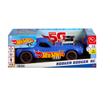 Hot Wheels Rc Rodger Dodger, Speelgoedauto, Oplaadbaar Via Usb, Afstandsbediening Met Batterijen, Op Een Schaal Van 1:16 - Bild 5 von 5