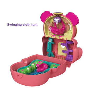 Polly Pocket Flip & Find Sloth Compact - Image 2 of 6