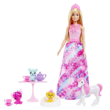 Barbie Dreamtopia Märchen-Adventskalender Mit Puppe Und 24 Überraschungen Wie Haustieren, Moden Und Accessoires - Bild 3 von 6
