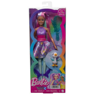 Muñeca Barbie con conjunto de cuento de hadas y mascota, The Glyph, Barbie A Touch of Magic - Imagen 6 de 6
