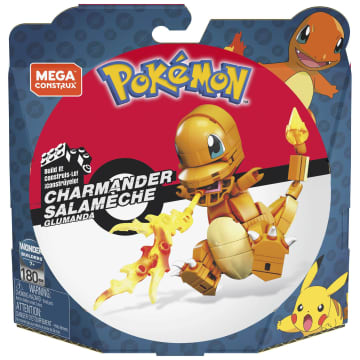 Mega Construx Pokémon – Figurine Articulee Salameche a Construire - Imagen 6 de 6