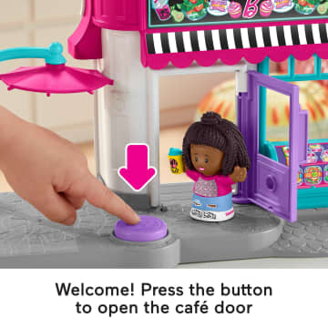 Barbie City Adventures Café And Cab Playset By Little People