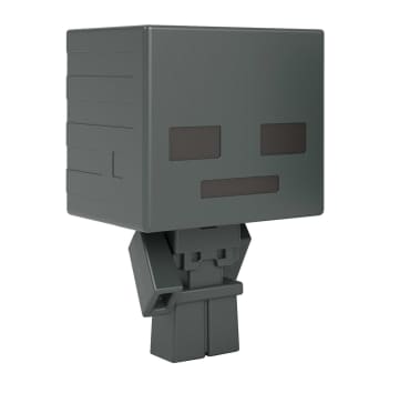 Minecraft Vanilla Figura de Acción Cabeza Mob Mini Esqueleto del Wither