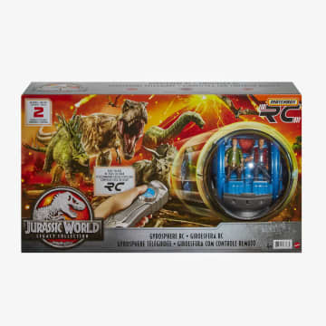 Matchbox Jurassic World Legacy Collection Gyrosphere RC & 2 Figures