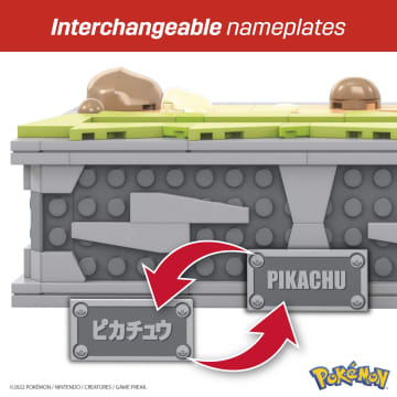 MEGA Pokémon Motion Pikachu Building Brick Set With Mechanized Motion (1095 Pieces)