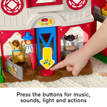 Fisher-Price Little People Farm Toy, Toddler Playset With Smart Stages Learning Content - Imagen 4 de 6