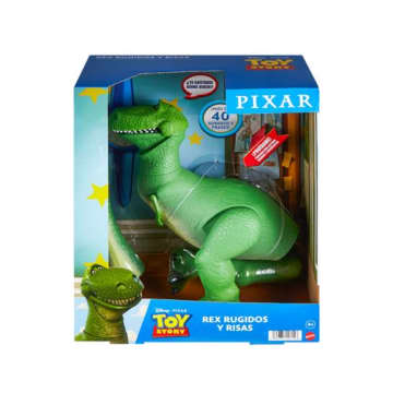 Disney Pixar Toy Story Figura de Acción Rex con Frases y Sonidos 12"
