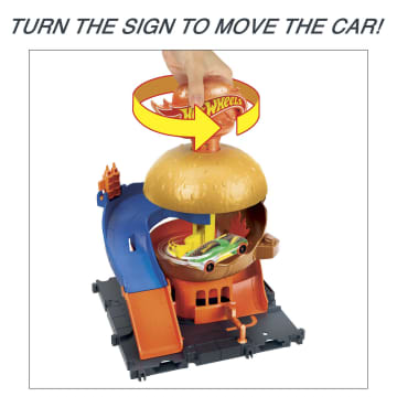 Hot Wheels City Burger Drive-thru Playset