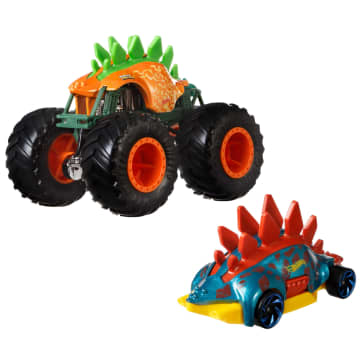 Hot Wheels Monster Trucks Veículo de Brinquedo Motosaurus Die Cast Motosaurus - Imagen 1 de 6