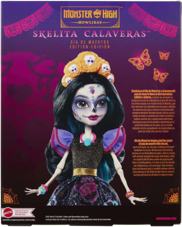 Monster High Howliday Dia De Muertos Skelita Calaveras Doll - Imagen 6 de 6