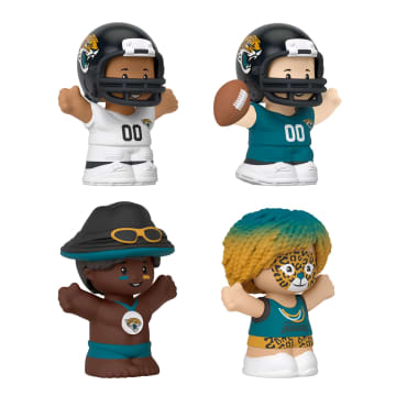 Little People Collector Jacksonville Jaguars Special Edition Set For Adults & NFL Fans, 4 Figures - Image 4 of 6