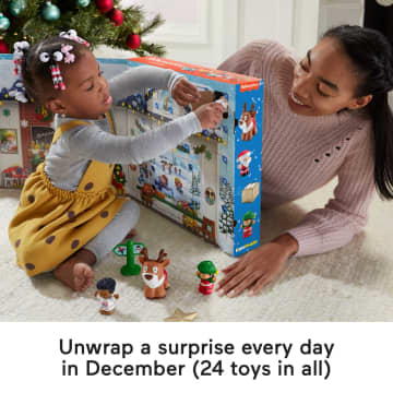 Fisher-Price Little People Advent Calendar, Christmas Playset For Toddlers, 24 Toys - Imagen 3 de 6