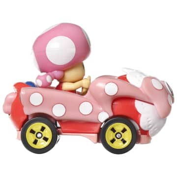 Hot Wheels Mario Kart Vehículo de Juguete Toadette Birthday Girl - Imagen 2 de 5