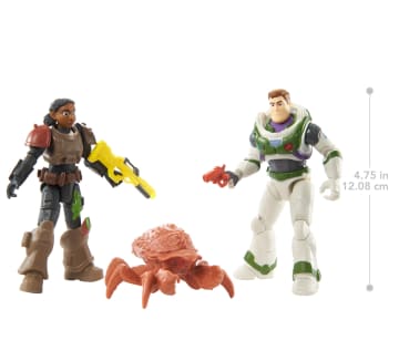 Disney And Pixar Lightyear Toys, 2 Figure Set, Space Rangers Defense