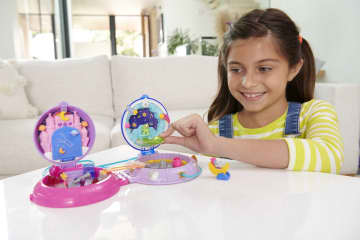Polly Pocket Dolls And Accessories, Double Play Space Compact