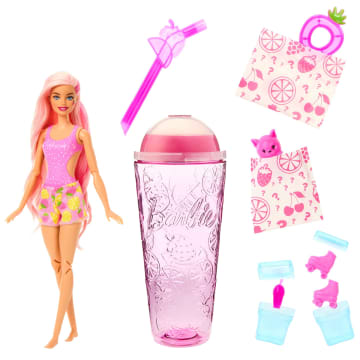 Barbie Pop Reveal Muñeca Serie de Frutas Limonada de Fresa - Image 3 of 5