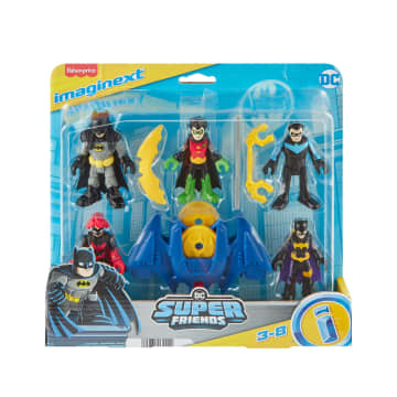Imaginext DC Super Friends Batman Figures, Family Multipack, 12 Piece Preschool Toys