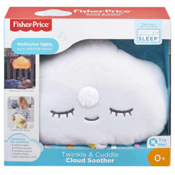 Fisher-Price Twinkle & Cuddle Cloud Soother Baby Sound Machine With Music & Lights