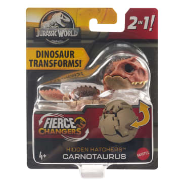 Jurassic World Egg To Carnotaurus Dinosaur Transforming Toy Hidden Hatchers