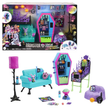 Monster High Student Lounge Playset, Furniture And Accessories