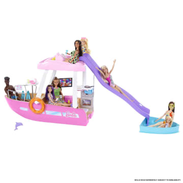 Barbie Dream Boat Playset With Pool, Slide And 20+ Accessories