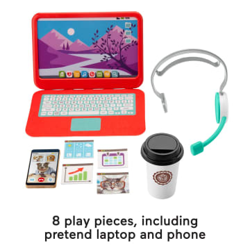 Fisher-Price My Home Office, Pretend Laptop Play Set - Image 5 of 6