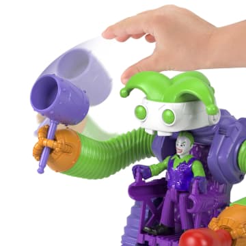 Imaginext DC Super Friends Vehículo de Juguete Robot de Batalla The Joker - Imagem 4 de 6
