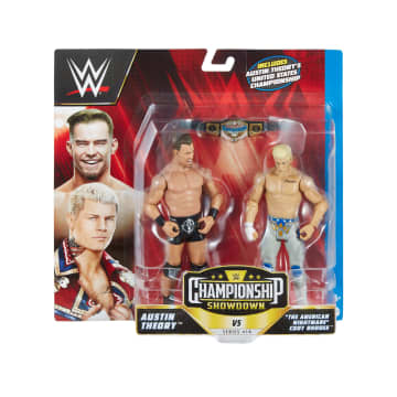 WWE Action Figures Championship Showdown Cody Rhodes vs Austin Theory 2-Pack - Image 6 of 6