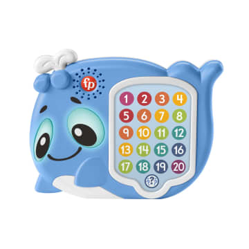 Fisher-Price Linkimals 1-20 Count & Quiz Whale Toddler Toy - French Version