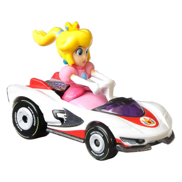 Hot Wheels Mario Kart Veículo de Brinquedo Princesa Peach - Imagen 2 de 4