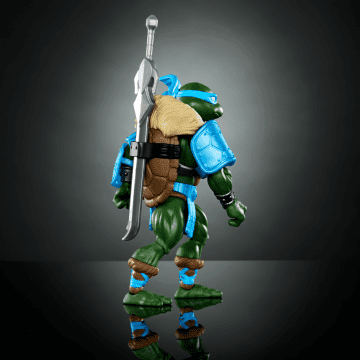 Masters Of The Universe Origins Turtles Of Grayskull Leonardo Action Figure Toy - Image 5 of 6