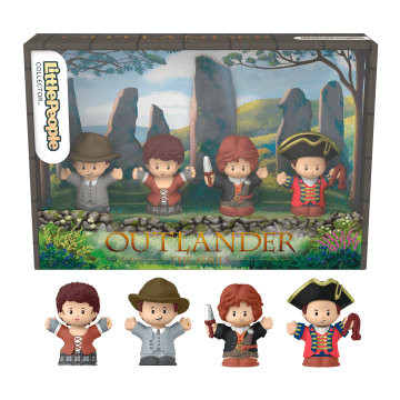 Little People Collector Outlander Special Edition Set For Adults & Fans, 4 Figures