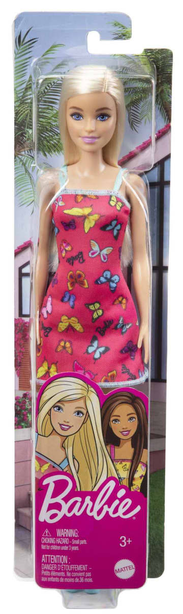 Barbie Fashion & Beauty Muñeca Vestido Rojo con Mariposas - Image 6 of 6