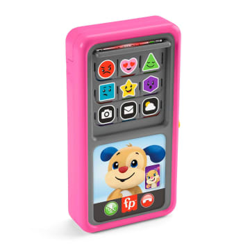 Fisher-Price Ríe y Aprende Juguete para Bebés Smartphone Deluxe de Aprendizaje Rosa - Imagem 1 de 5