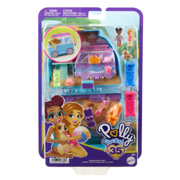 Polly Pocket Dolls And Playset, Travel Toys, Seaside Puppy Ride Compact - Image 6 of 6