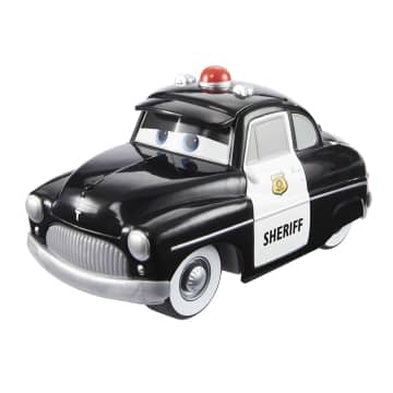 Disney And Pixar Cars Track Talkers Sheriff Vehicle, 5.5-In Talking Movie Toy