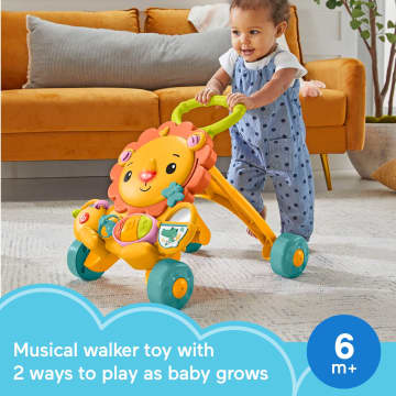 Fisher-Price Musical Lion Walker Infant Toy With Lights And Sounds For Ages 6+ Months