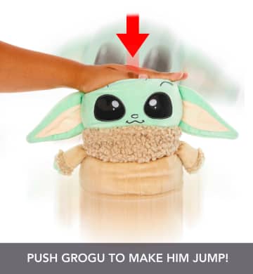 Star Wars Jumping Grogu Plush Toy With Jumping Action And Sounds - Imagen 3 de 6