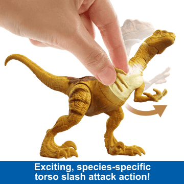Jurassic World Strike Attack Velociraptor Dinosaur Toy With Single Strike Action - Image 3 of 6