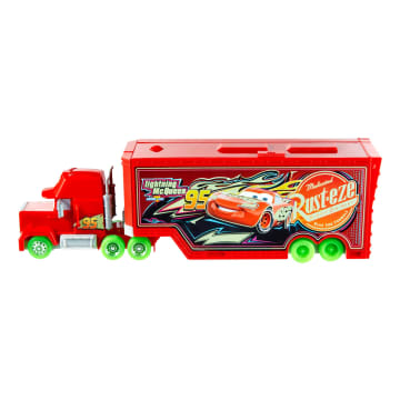 Disney and Pixar Cars Glow Racers Transforming Mack Playset 2 in
